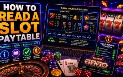 How to Read a Slot Paytable Before You Spin